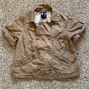 Brown Double-Breasted Jacket